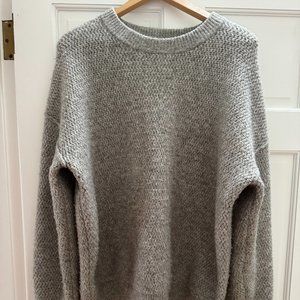 Oversized Gray Crewneck Topshop Sweater